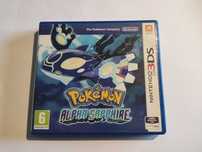 Pokémon Alpha Saphire jogo completo + manual