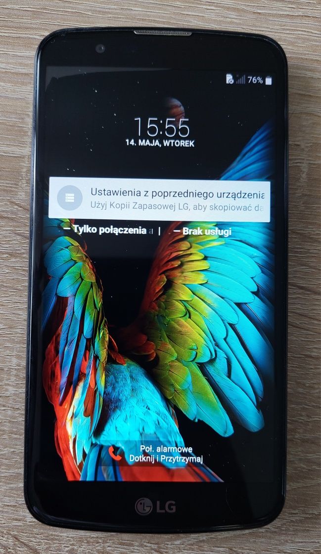 Telefon LG K10 LTE niebieski