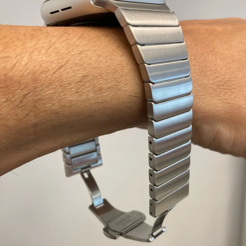Ремешок,браслет стальной,титановый для Apple Watch 42/44/45/49 mm