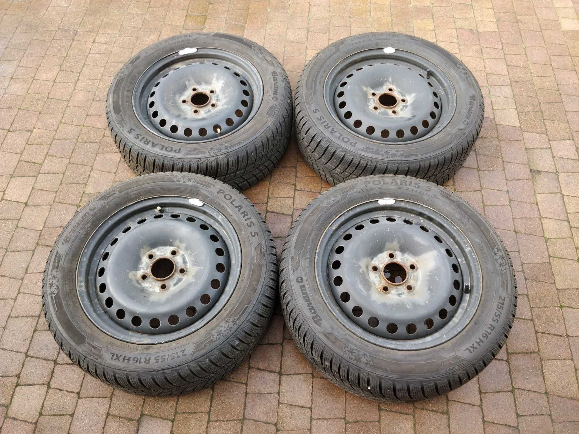 3462. Koła zimowe Mondeo Focus C-max 5x108 215/55/16 7.5/8.5mm 2022r