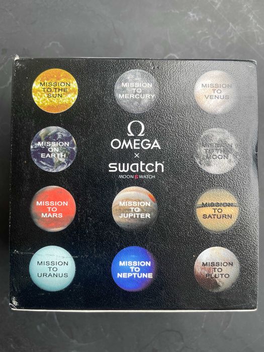 NOVO/EMBALAGEM - OMEGA SPEEDMASTER - SWATCH MISSION TO THE MOON
