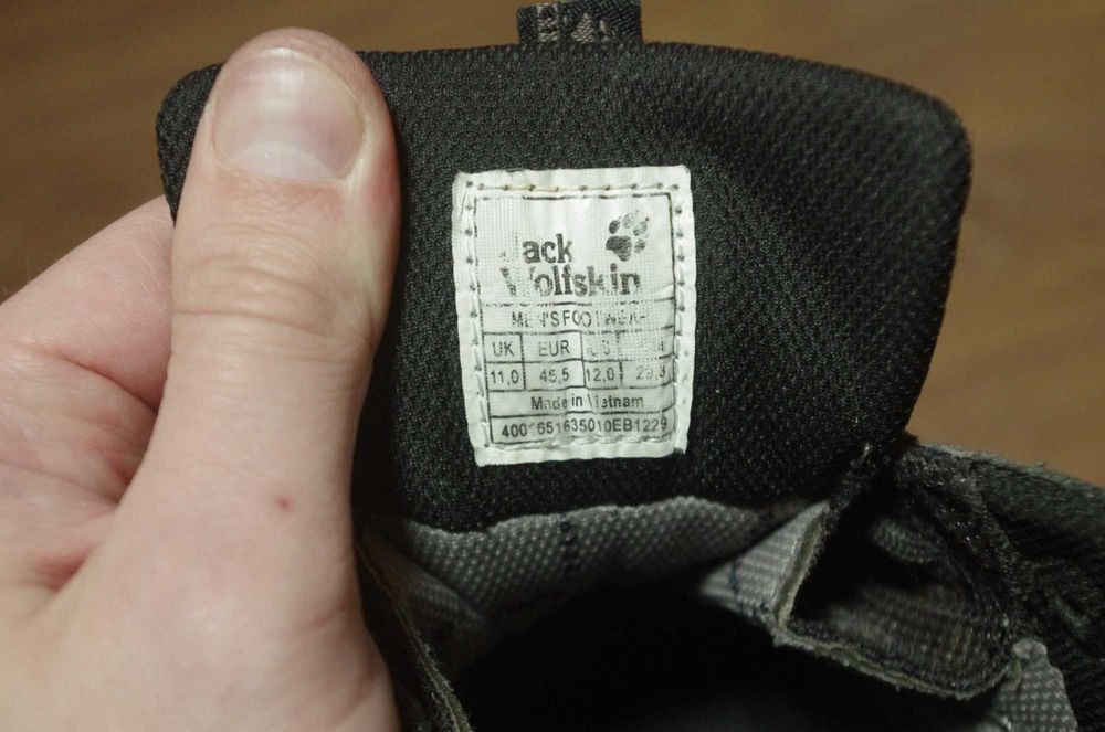 Зимові Jack Wolfskin Wildwood Texapore O2 оригінал мембрана 45,5 рр