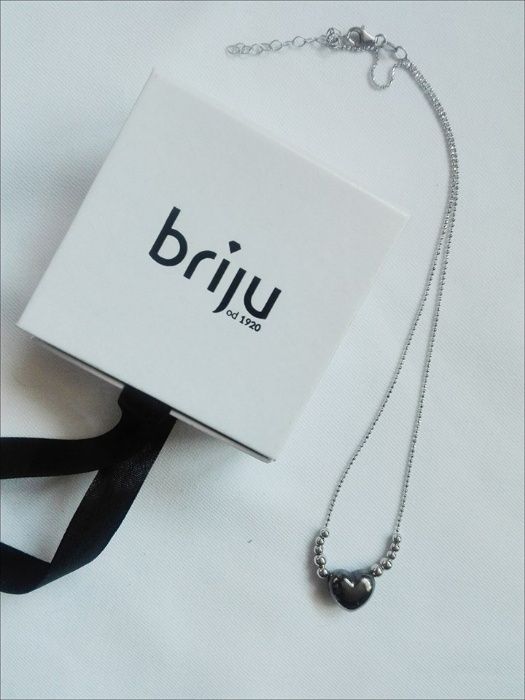 3kolia naszyjnik łańcuszek srebrny kulki 925 Briju