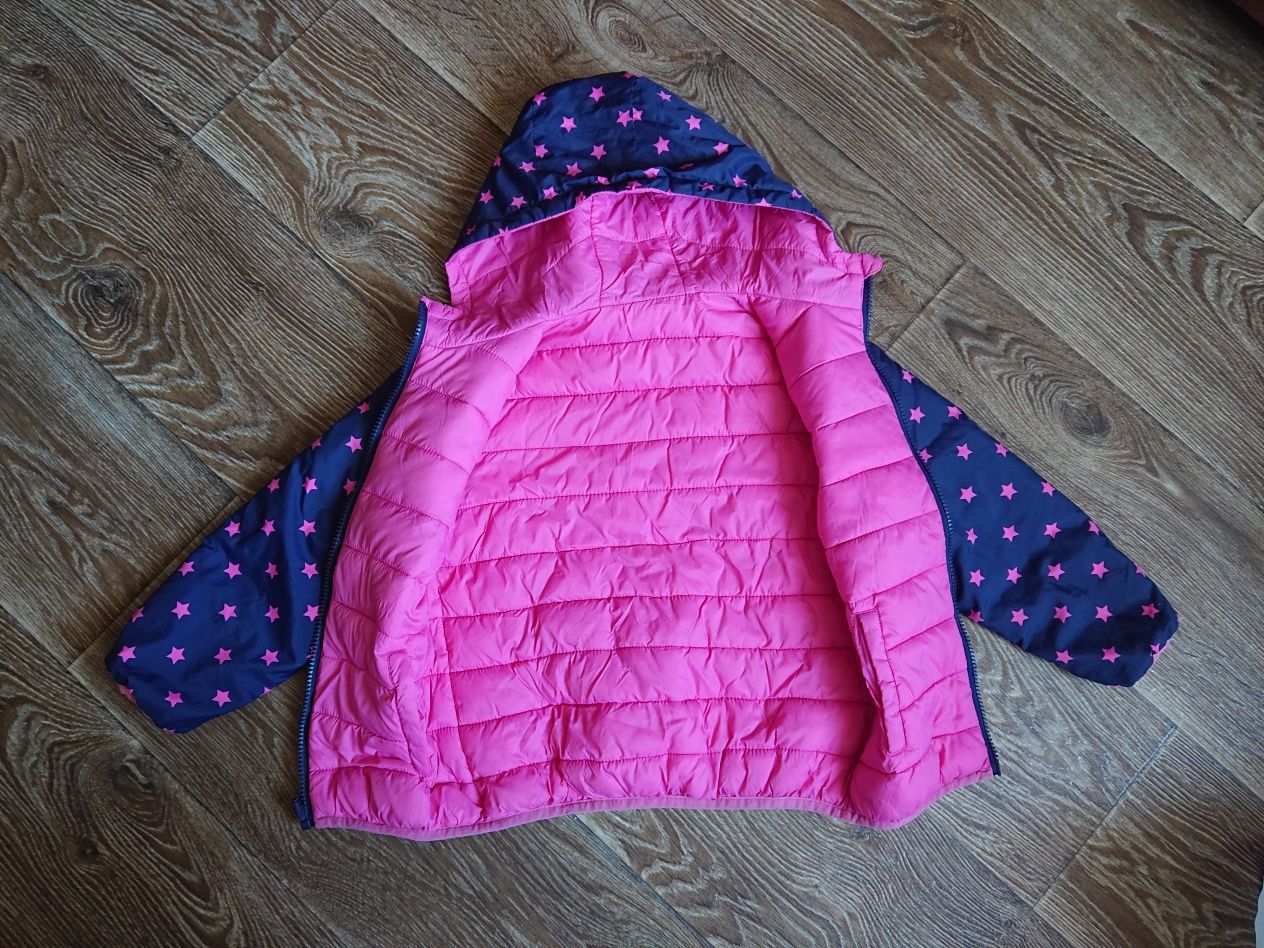 Курточка осінь/весна двохстороння куртка на дівчинку 4-5 років
