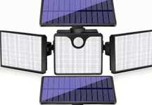 Luz  com painel solar