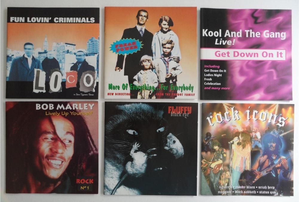 CD's Música Reggae / Pop / Rock (individualmente ou em lote)
