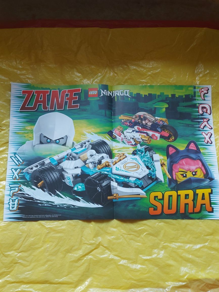Plakat dwustronny dziecięcy Ninjago 2023rok