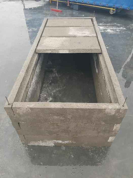Betonowe piwnice grobowe katakumby