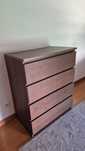 Cómoda e 2 mesinhas de cabeceira MALM IKEA