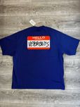 Футболка VETEMENTS Name Tag Royal Blue оригинал