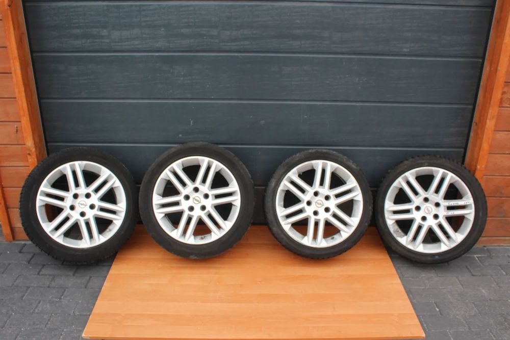 KOŁA FELGI ALUMINIOWE OPONY OPEL VECTRA C ASTRA H ZAFIRA B SIGNUM 17&quot; 5x110 ET41