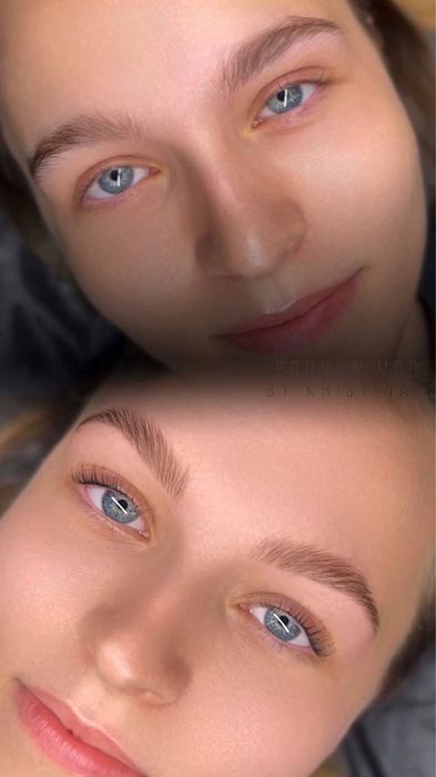 Ламинирование ресниц и бровей,оформление бровей,лами