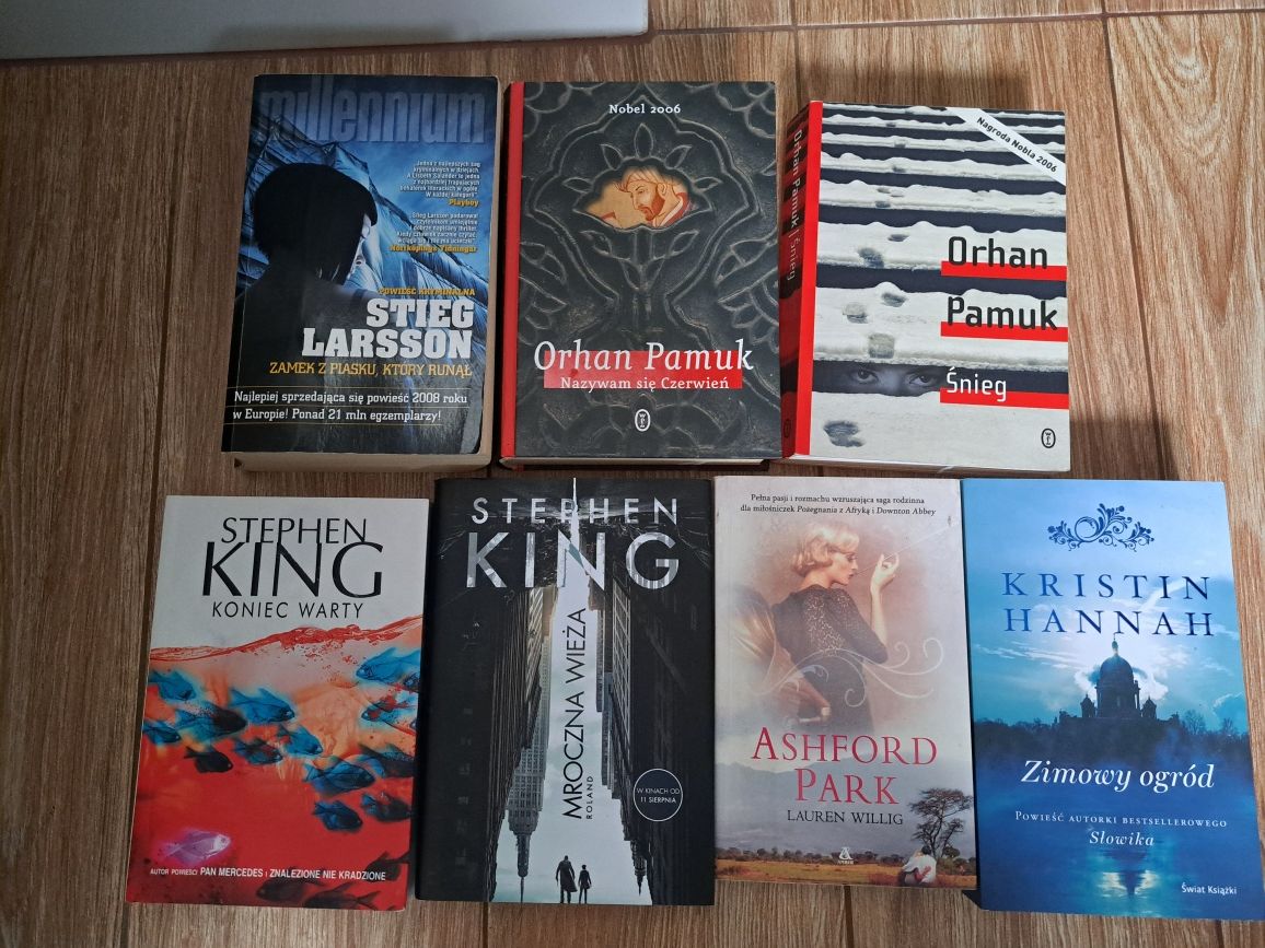 Stieg larsson 2orhan pamuk 2stephen king Lauren willig kristian hannah