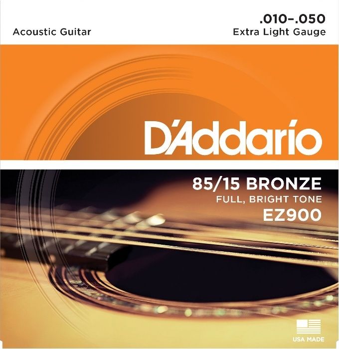 Struny do gitary akustycznej D'addario EZ900