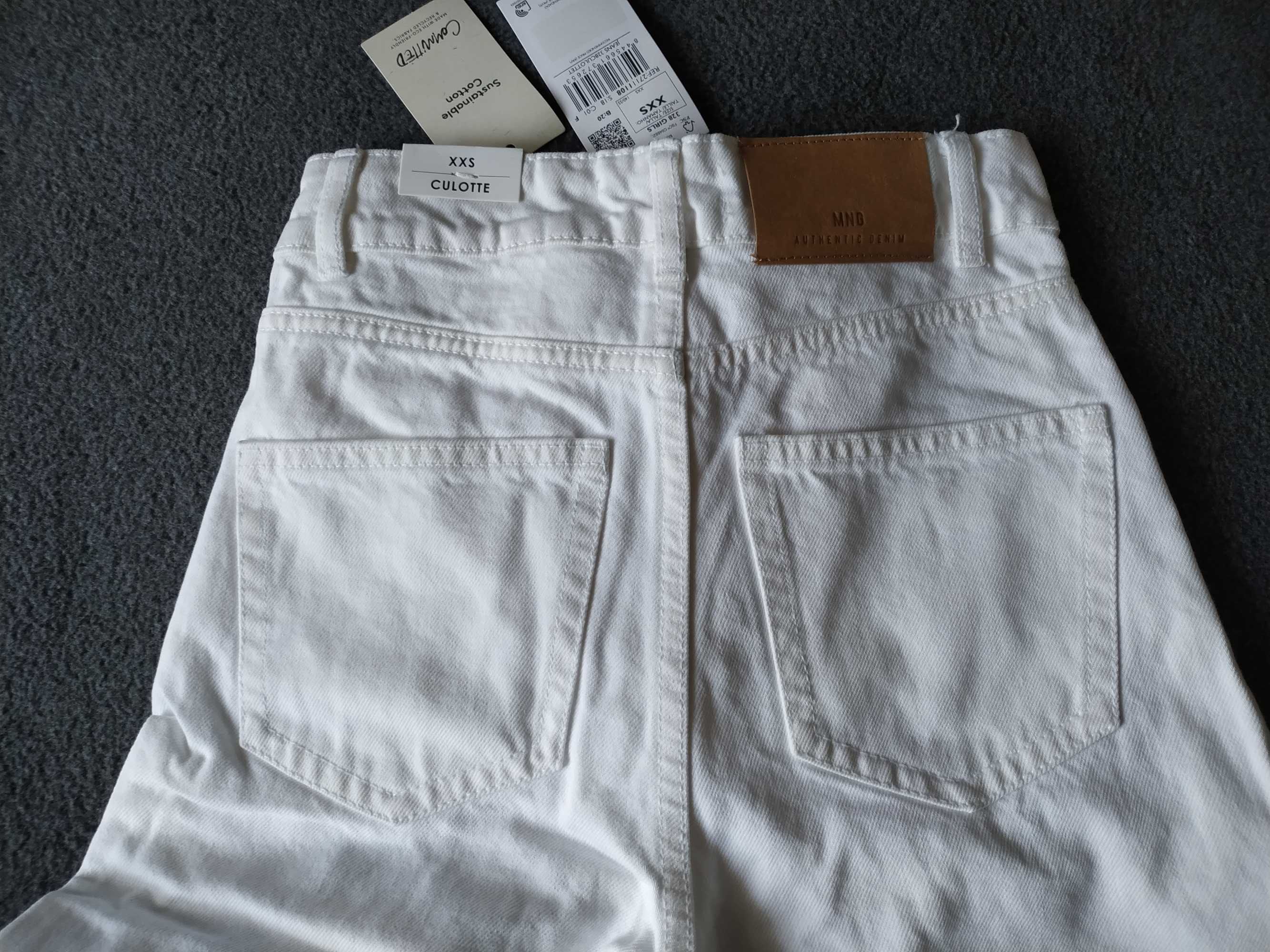 Білі джинси кюлоти Mango