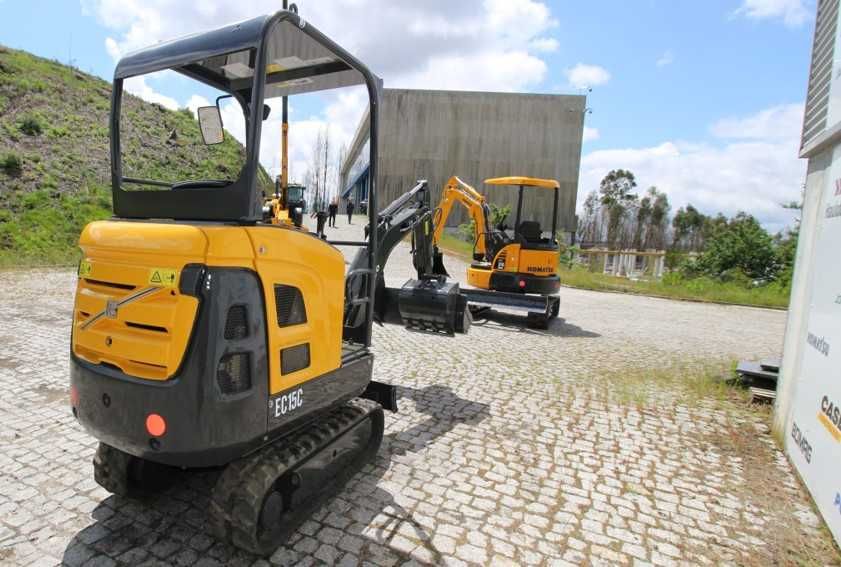 Minigiratória Volvo ECR15 de rastos Como nova