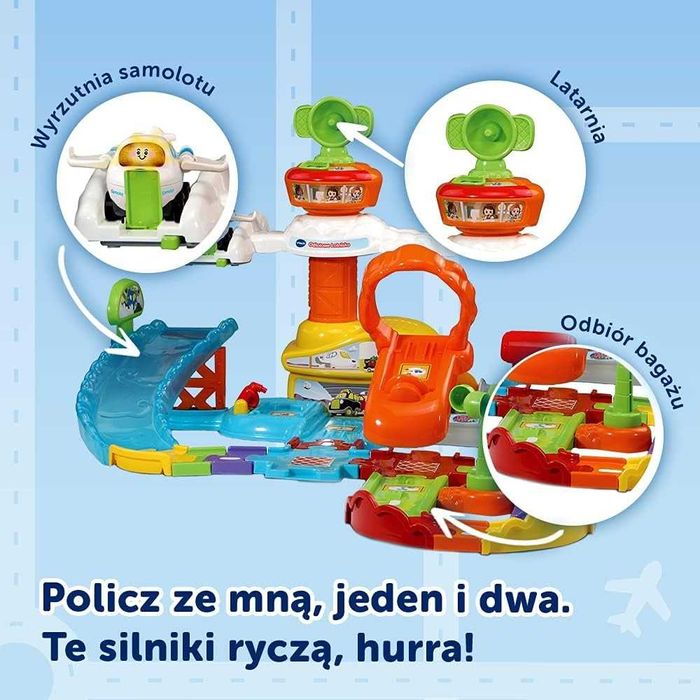 Vtech Tut Tut Autka Odlotowe lotnisko + samolot 61241