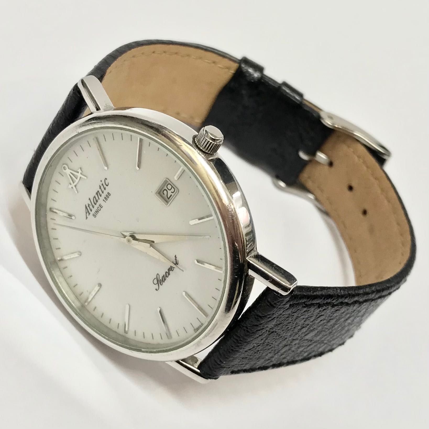 ATLANTIC Seacrest ref. 50341 Zegarek męski KLASYCZNY na PASKU 40mm