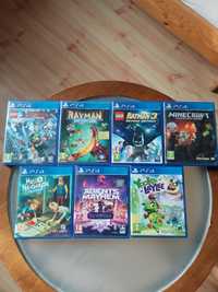 Minecraft, Rayman Legends, Lego Ninjago, Batman na Playstation 4 Ps4