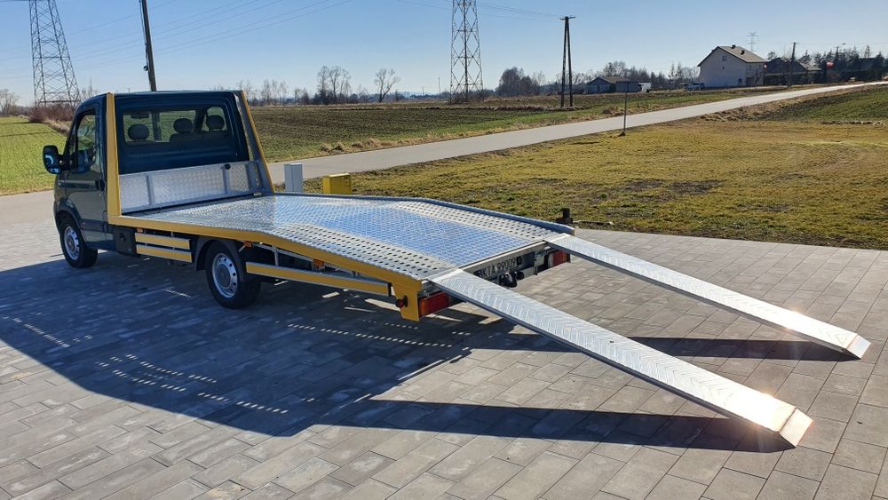 Najazd zabudowa laweta surowy Ducato Boxer Master MOTO-LUK