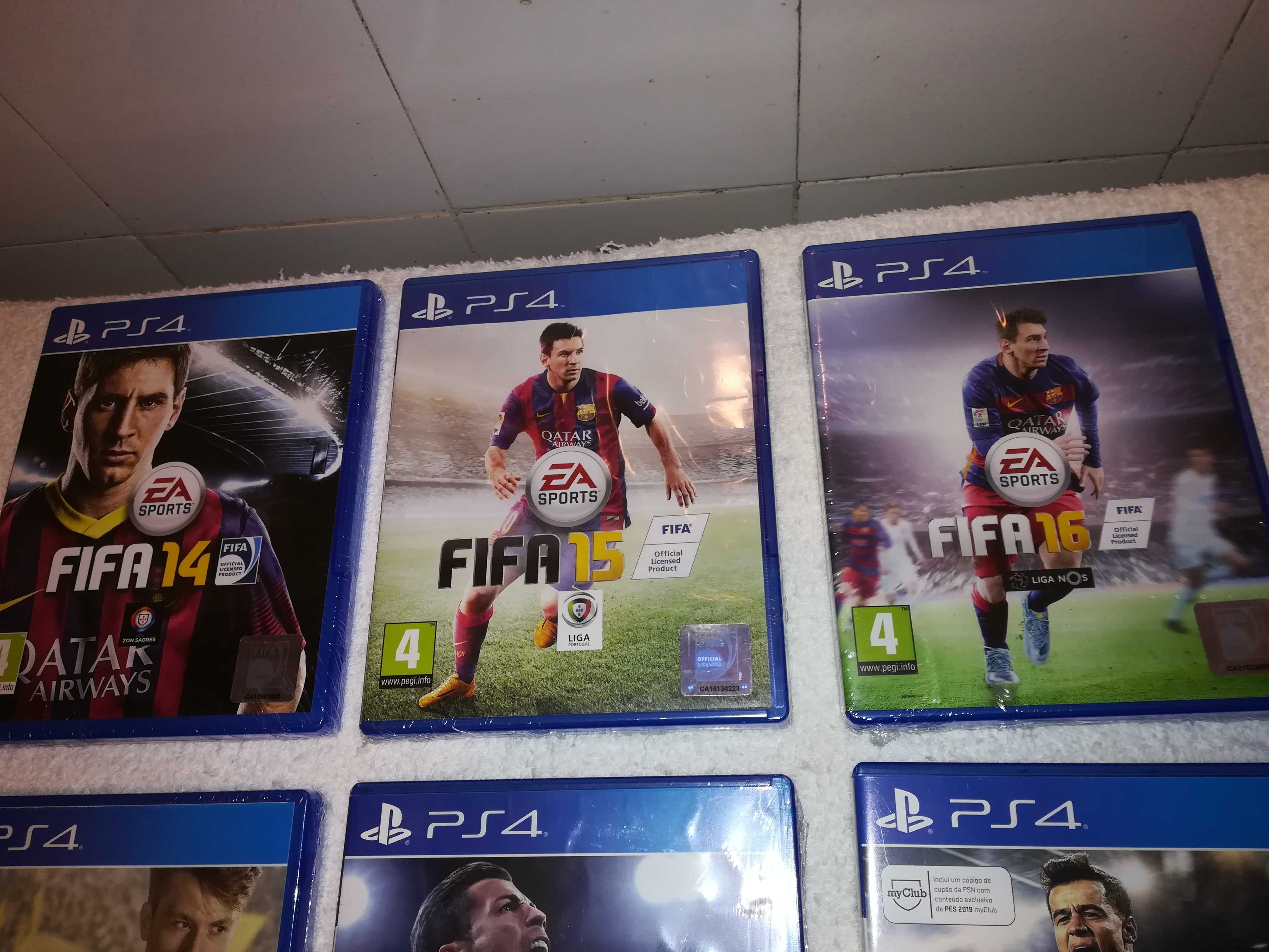 fifa e pes - jogo ps4 (jogo playstation 4) futebol vários