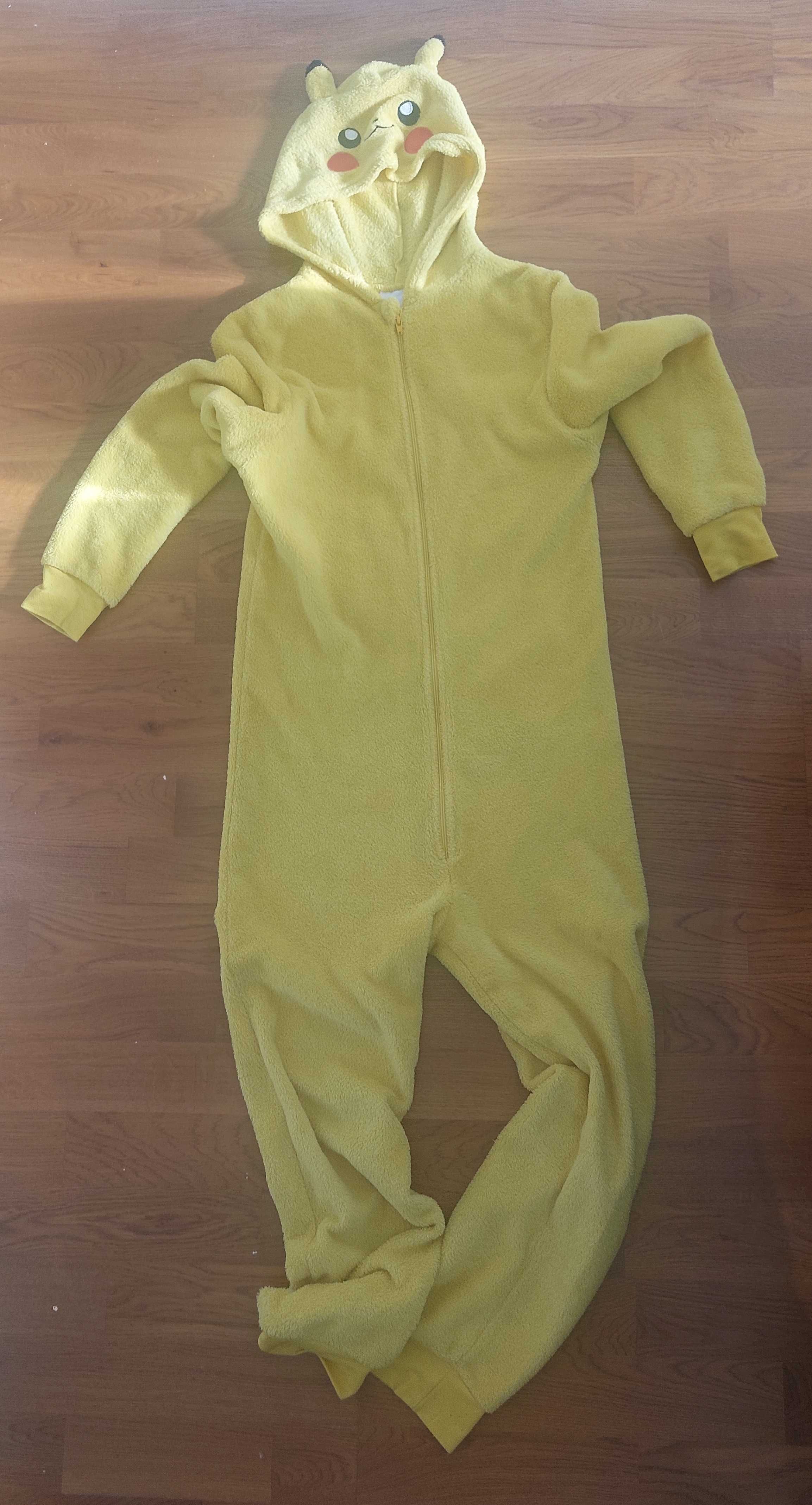 Strój Kostium Przebranie Kombinezon pikachu Pokemon 146-152 H&M