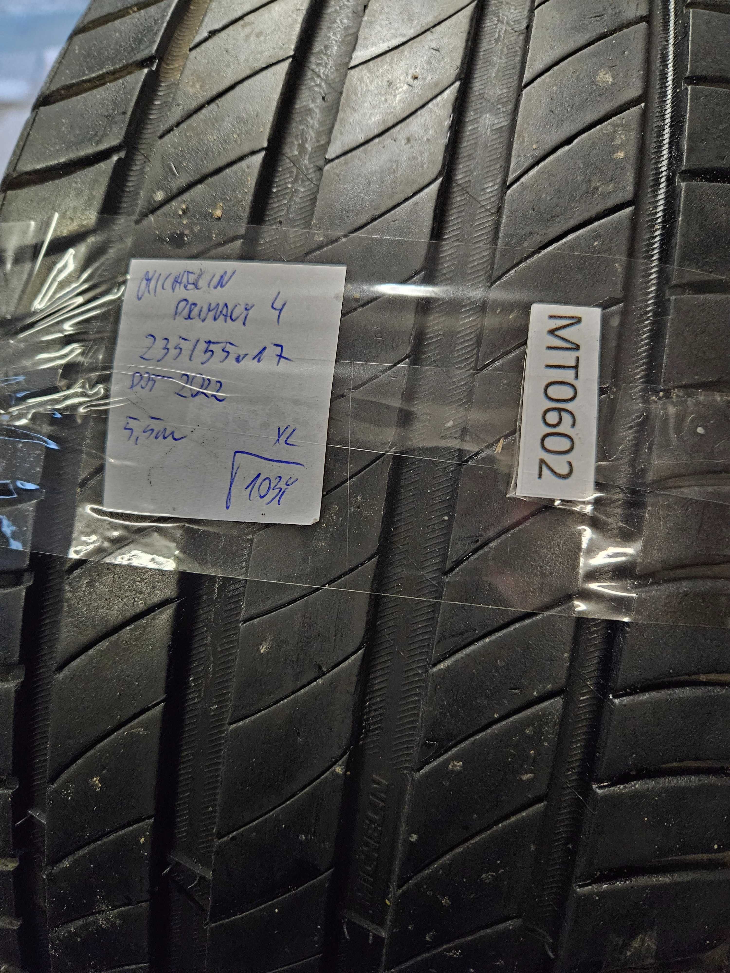 Michelin 235/55 r17 Primacy 4 /// 5,5mm!!! 2022r wysyłka