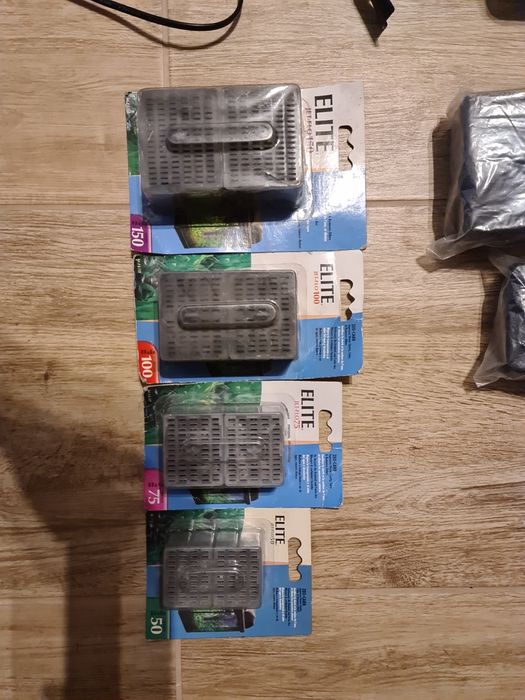 Filtry do akwaryum, gąbki, wklady, grzalki, świetluwki