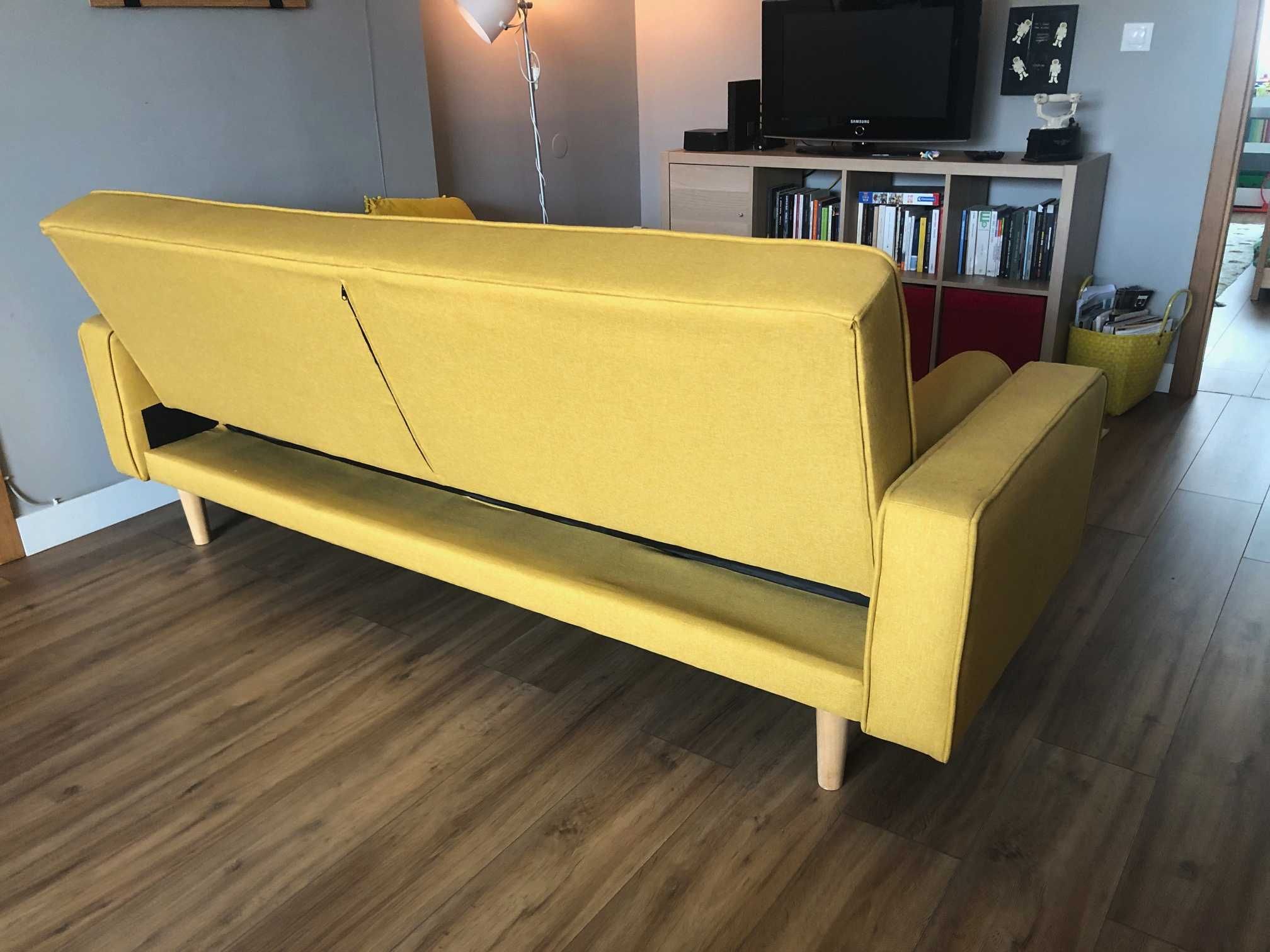 Sofá Cama Amarelo da Sklum