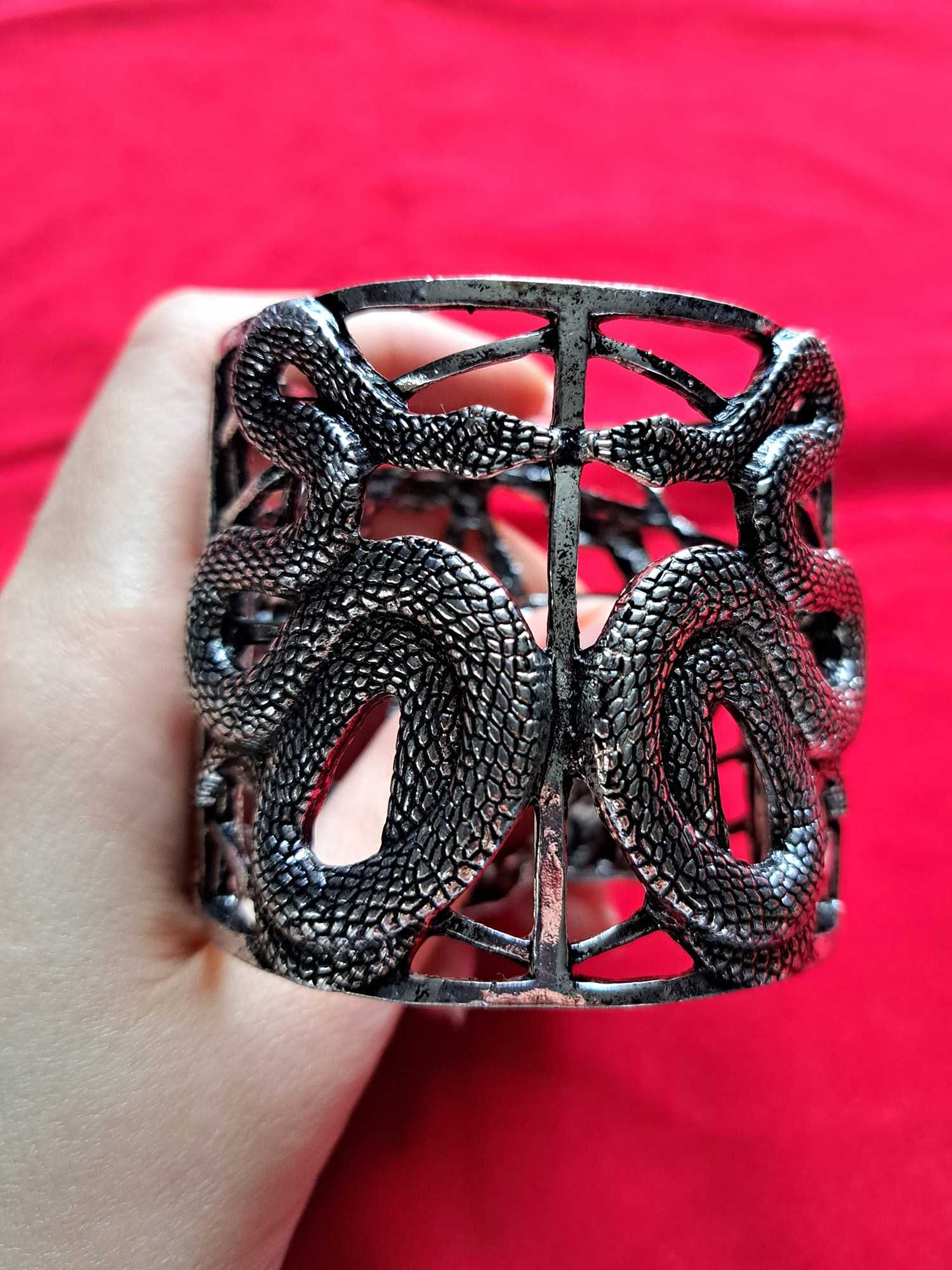 Snake Pentagram Restyle gotycka biżuteria gothic goth