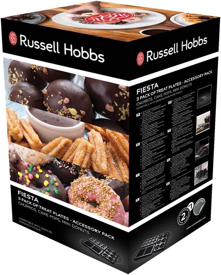 Zestaw 3 aluminiowych talerzy Russell Hobbs (pasuje do Fiesty 3 w 1).