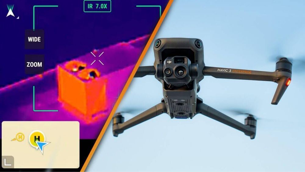 DJI Mavic 3T Квадрокоптер з тепловизором