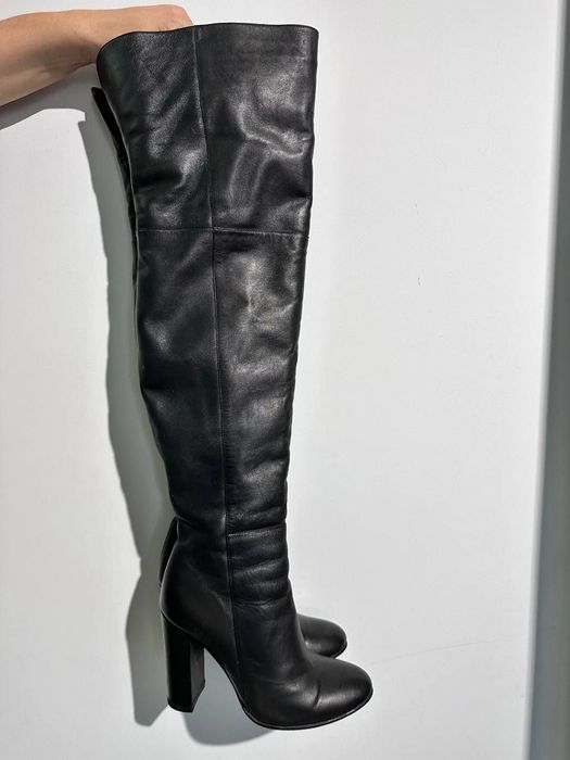 Ботфорти чоботи шкіряні зима 38 розмір