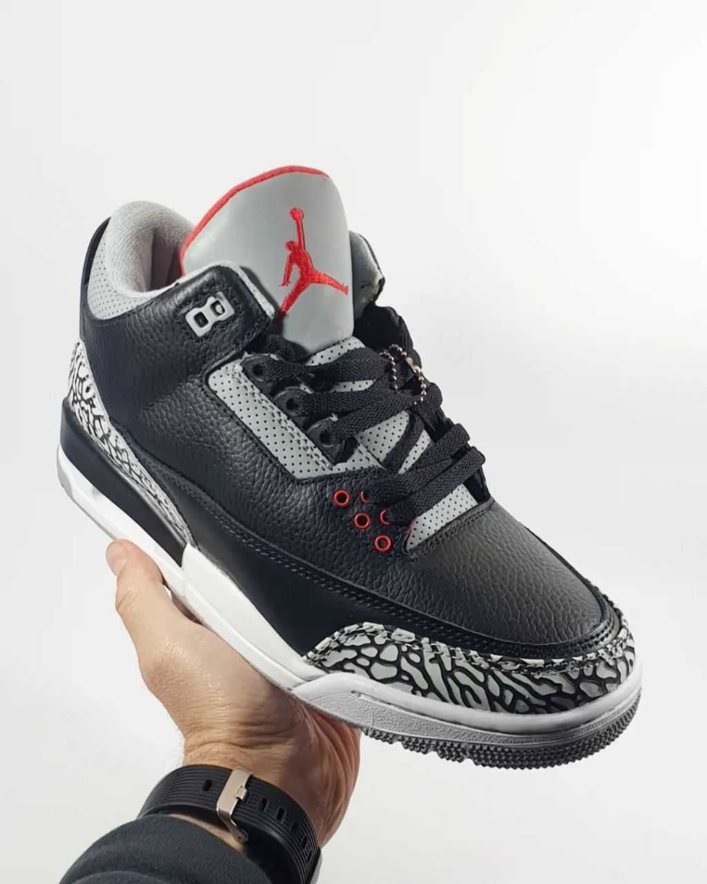 Meskie buty AJ 3 White Black sneakersy meski buty 41-46