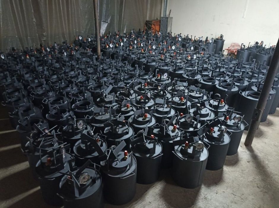 Автоклав на 24 півлітрові або 10 літрових банок електричний підсилений