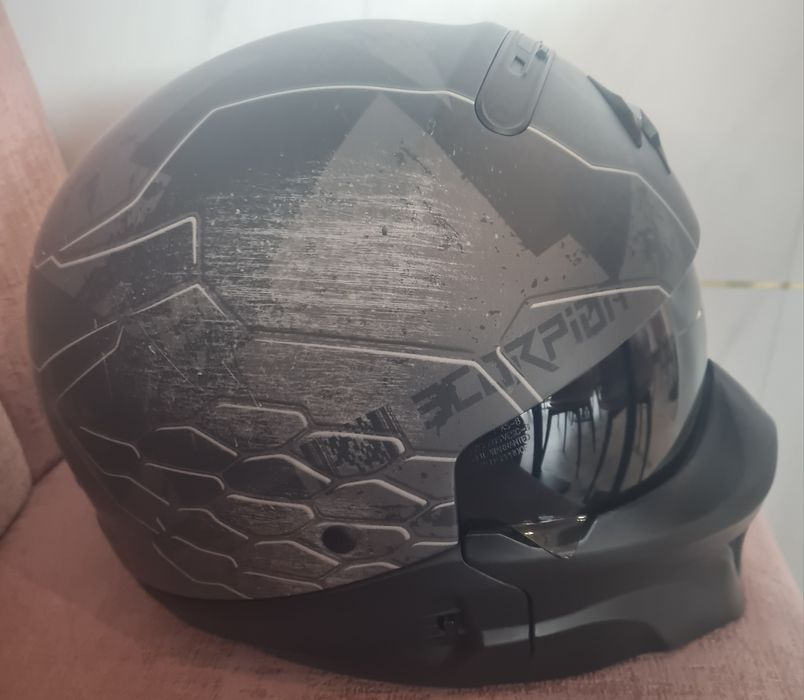 Capacete Scorpion exa pintura especial