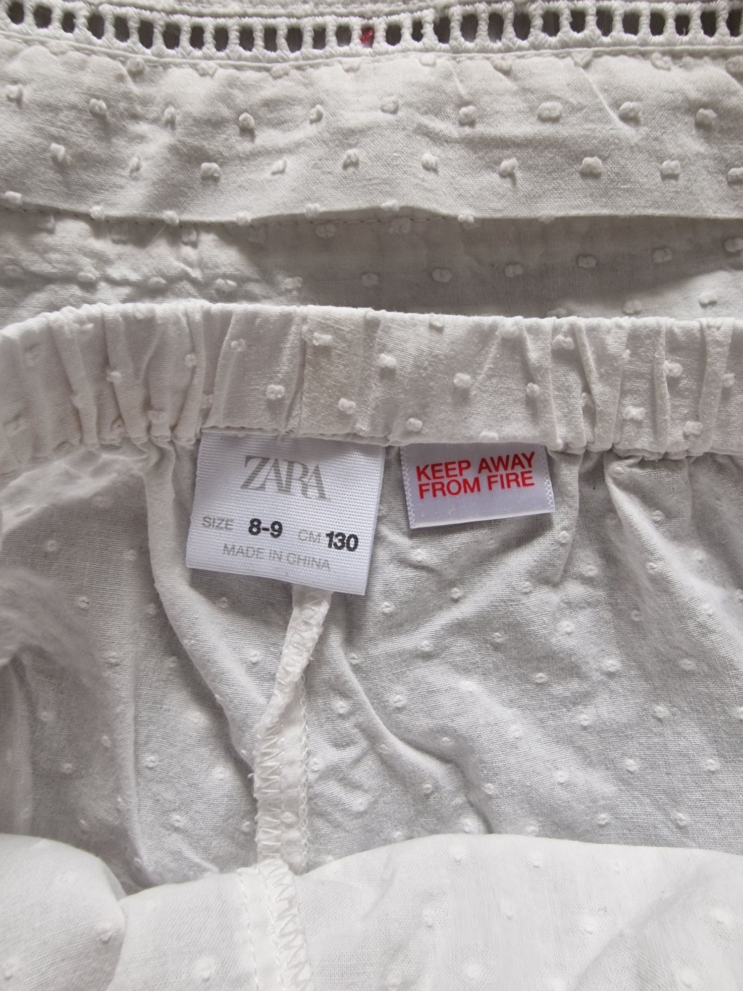 Letnia piżama boho Zara plumetti r. 8-9 lat