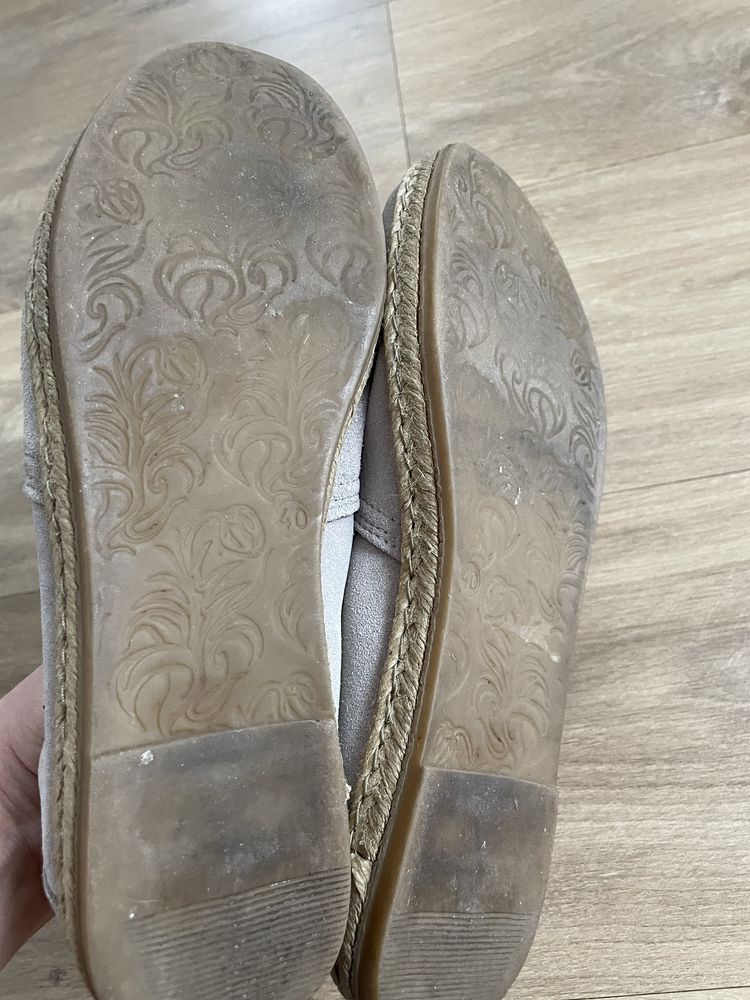 Espadryle nubuk 39/40