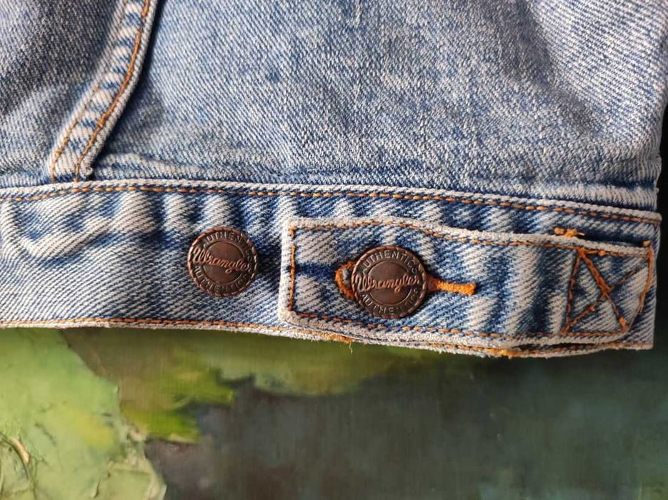 oryginalna kurtka katana unikat dżinsowa wrangler ponadczasowa vintage