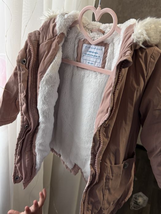 Дитяча зимова парка куртка для дівчинки