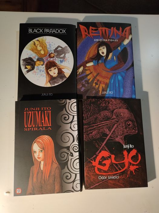 Mangi Horror - zestaw tomów, komplet, unikaty, po polsku