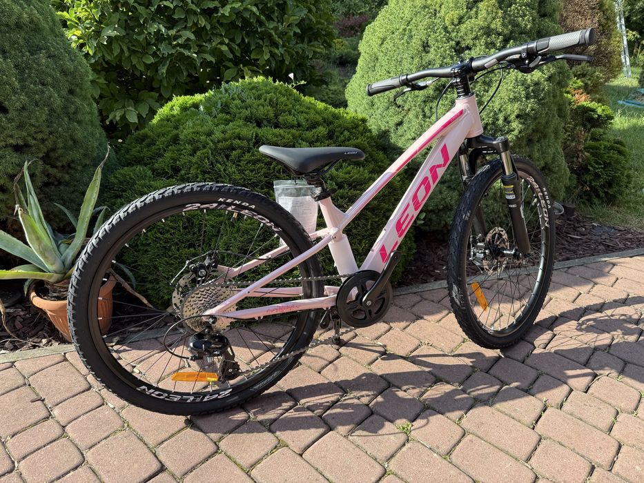 Rower Leon junior 24” rama 12” aluminiowy osprzęt Shimano kaseta