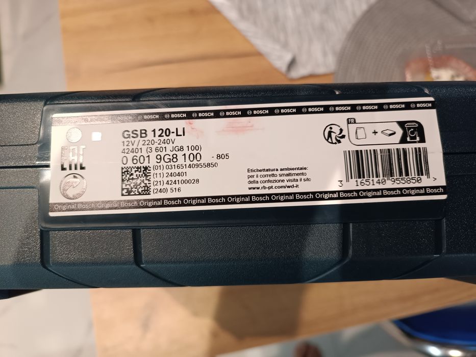 Wkrętarka Bosch GSB 120 li