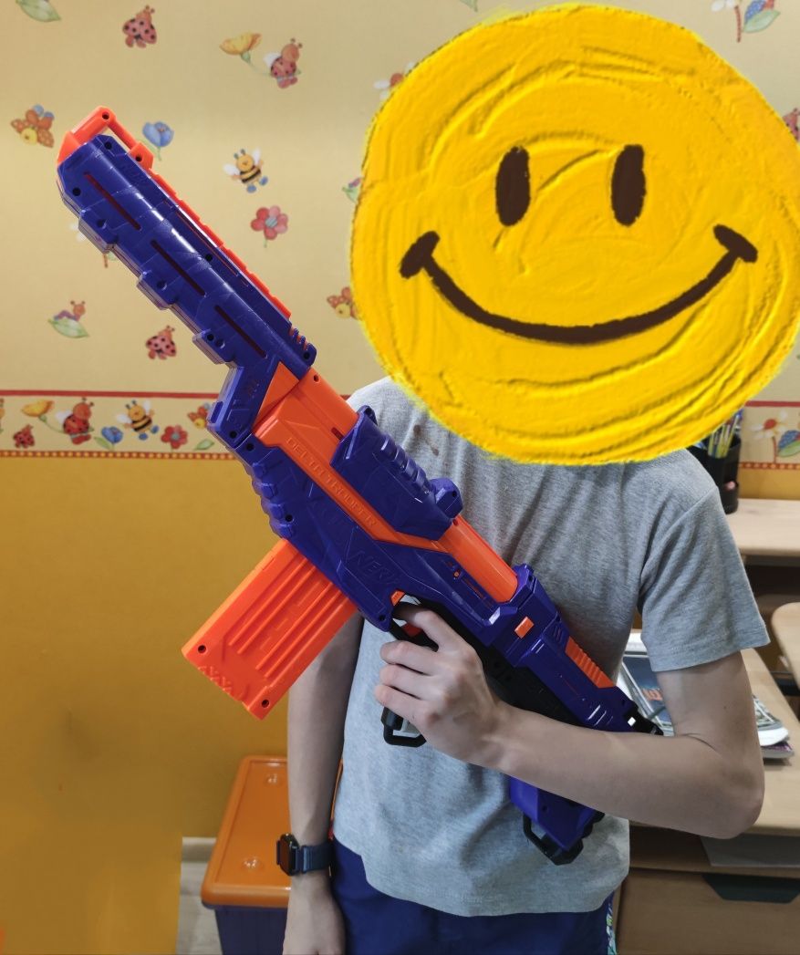 Бластер, автомат, снайперка Nerf delta trooper (elite)