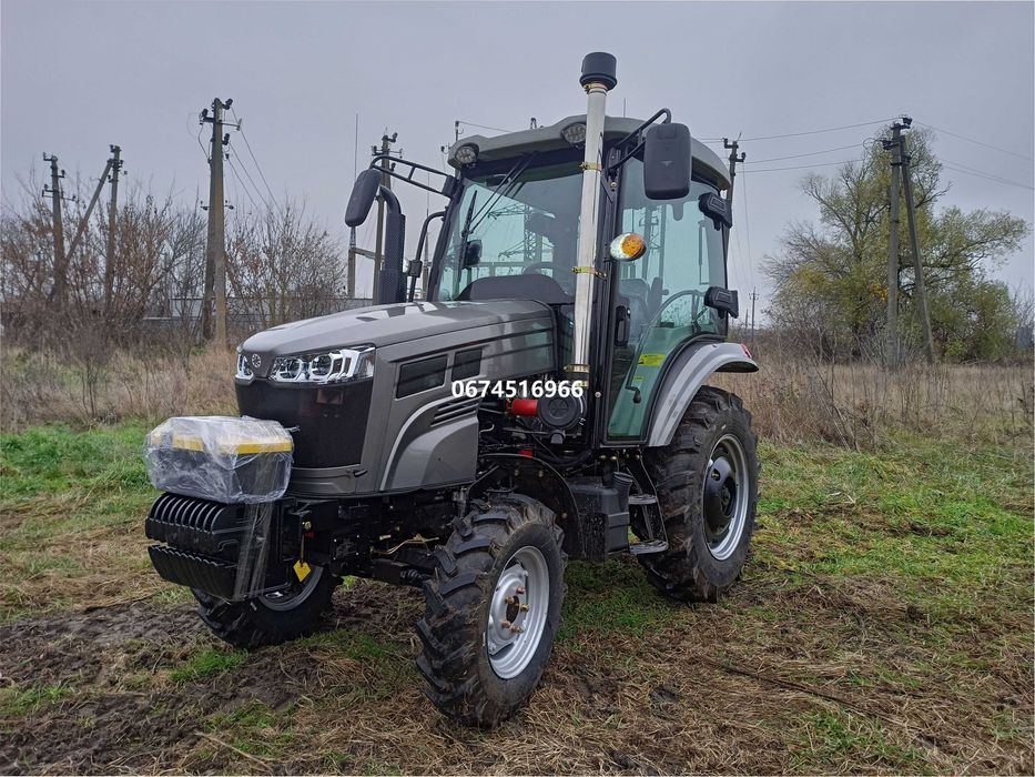 Мінітрактор Скаут 404 C компресор реверс примусoва на широких колесах