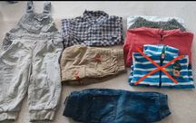 Paka zestaw dla chłopca spodnie bluzy koszula rozm.74/80 Zara HM