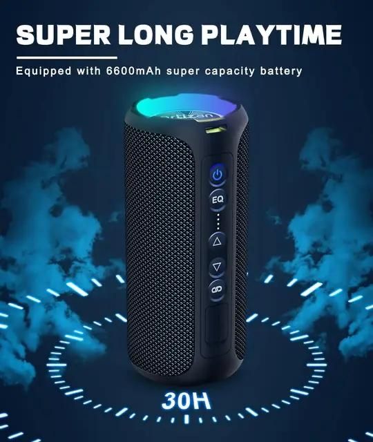 Ortizan X8 Pro – Głośnik Bluetooth 40W | IPX7 | LED | 30h pracy as JBL
