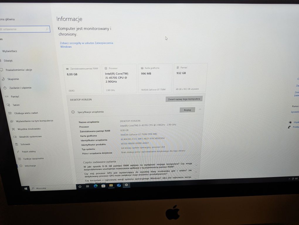 IMac 2013 i5/8gb/1Tb
