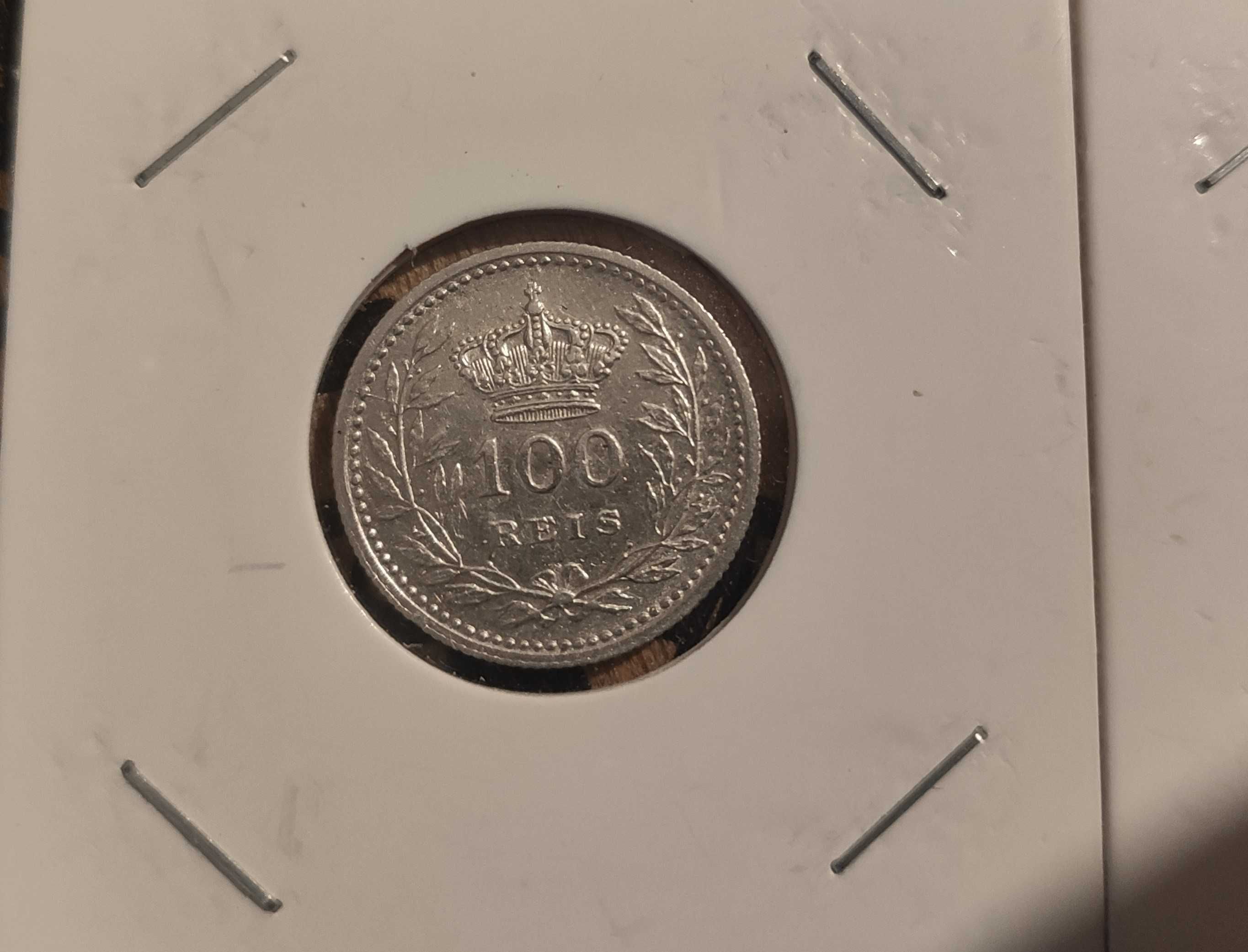 2 Moedas de 100 Reis de 1910 + 1910