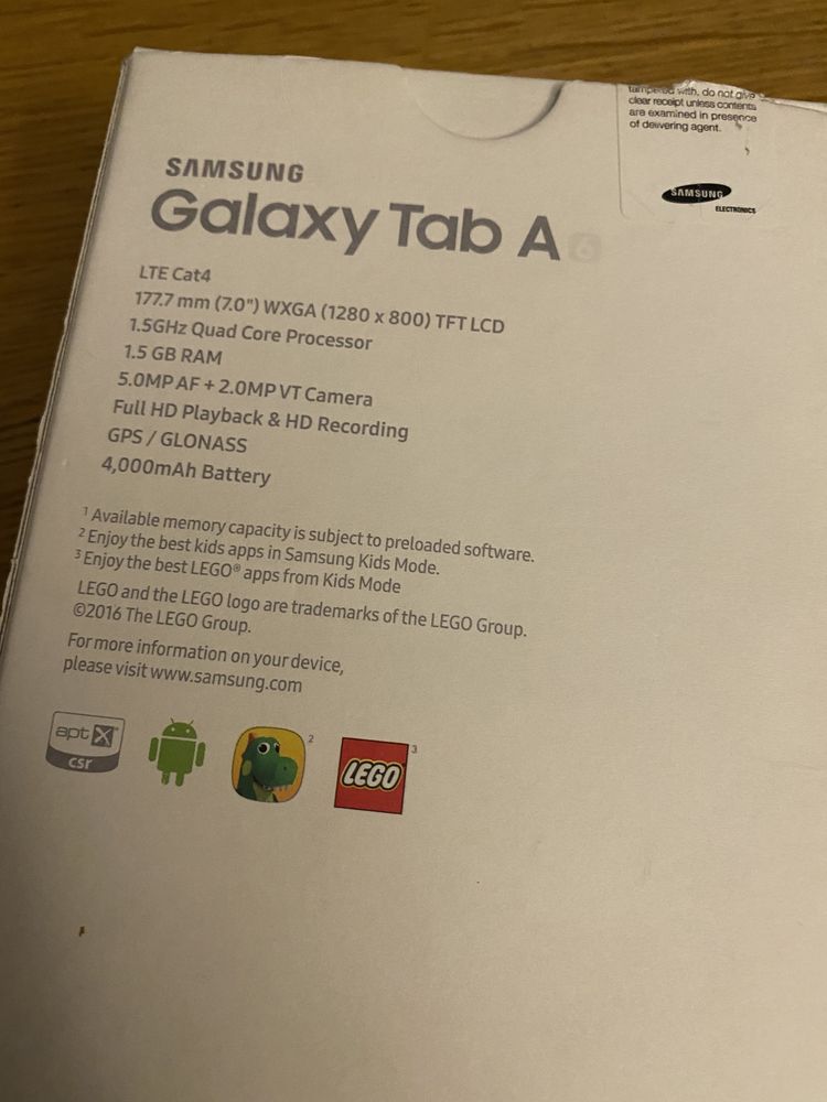 Tablet galaxy tab A3